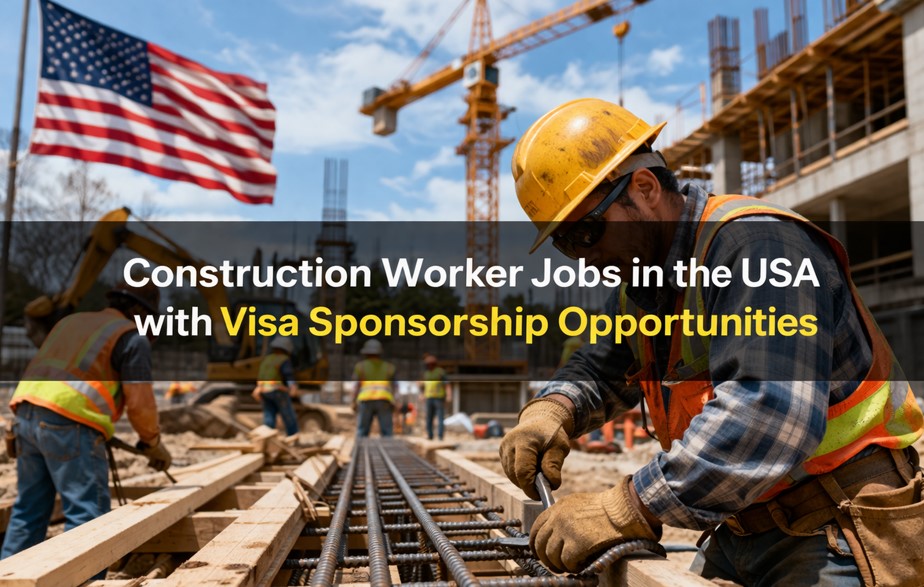 Construction Worker Jobs in the USA with Visa Sponsorship Opportunities