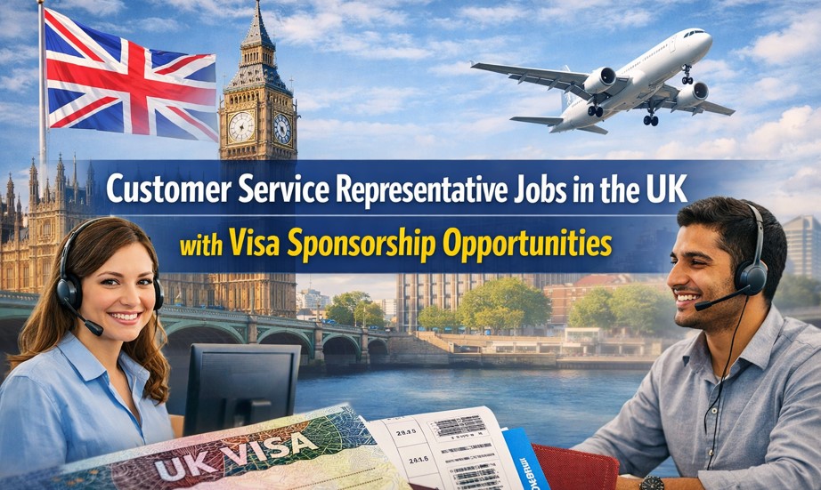 Customer Service Representative Jobs in the UK with Visa Sponsorship Opportunities